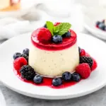 vanilla bean panna cotta - featured image