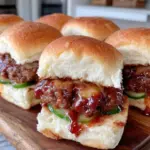 BBQ ground beef sliders - featured image