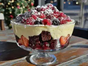 berry trifle - featured image