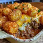 cheesy ground beef casserole - featured image