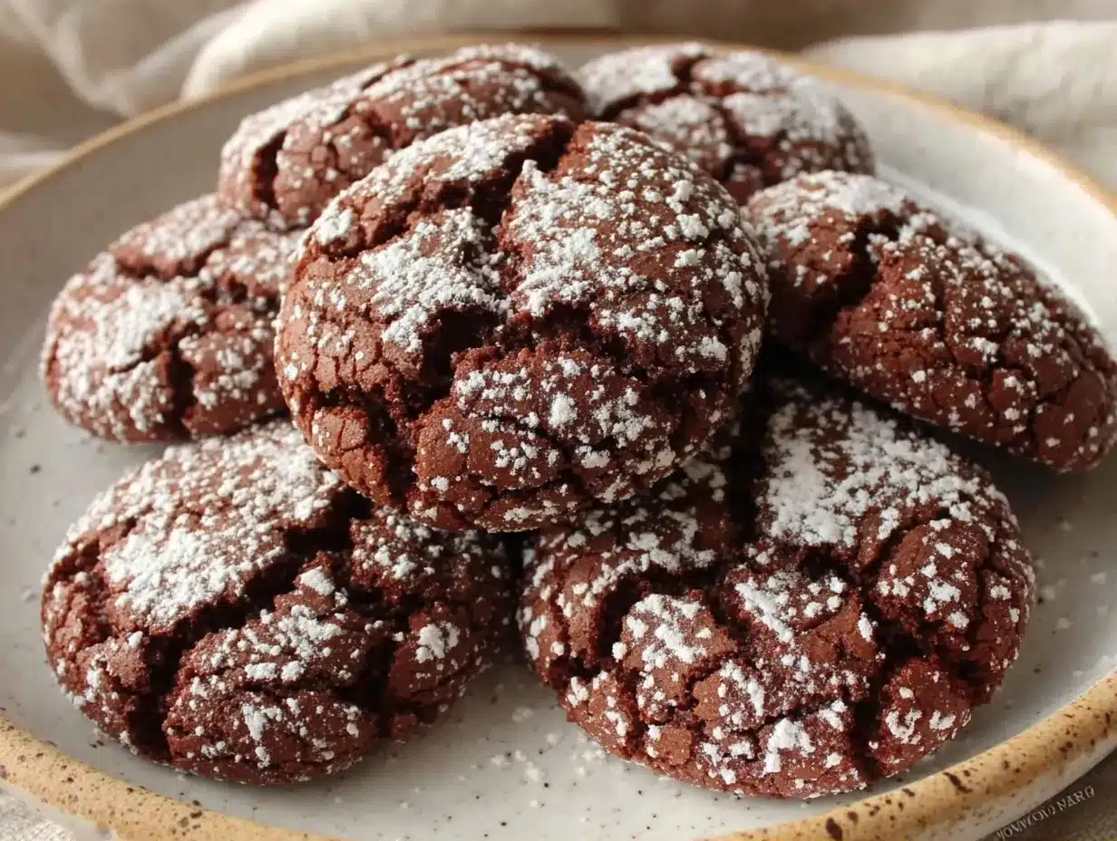 Chocolate Crinkle Cookies: 3-Ingredient No-Fuss Recipe 4 chocolate crinkle cookies preparation steps