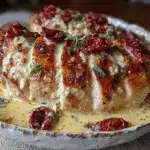 creamy tuscan chicken - featured image