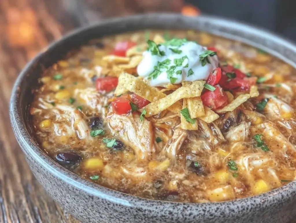 crockpot chicken tortilla soup - featured image