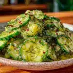 end of summer cucumber salad - featured image