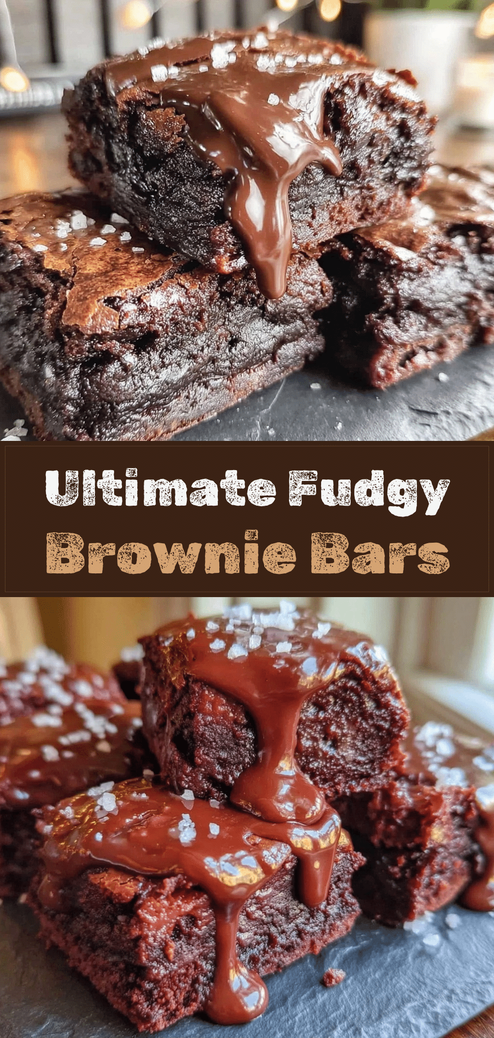 Fudgy Brownie Bars: Best Easy Melted Chocolate Ganache Recipe 5 fudgy brownie bars recipe