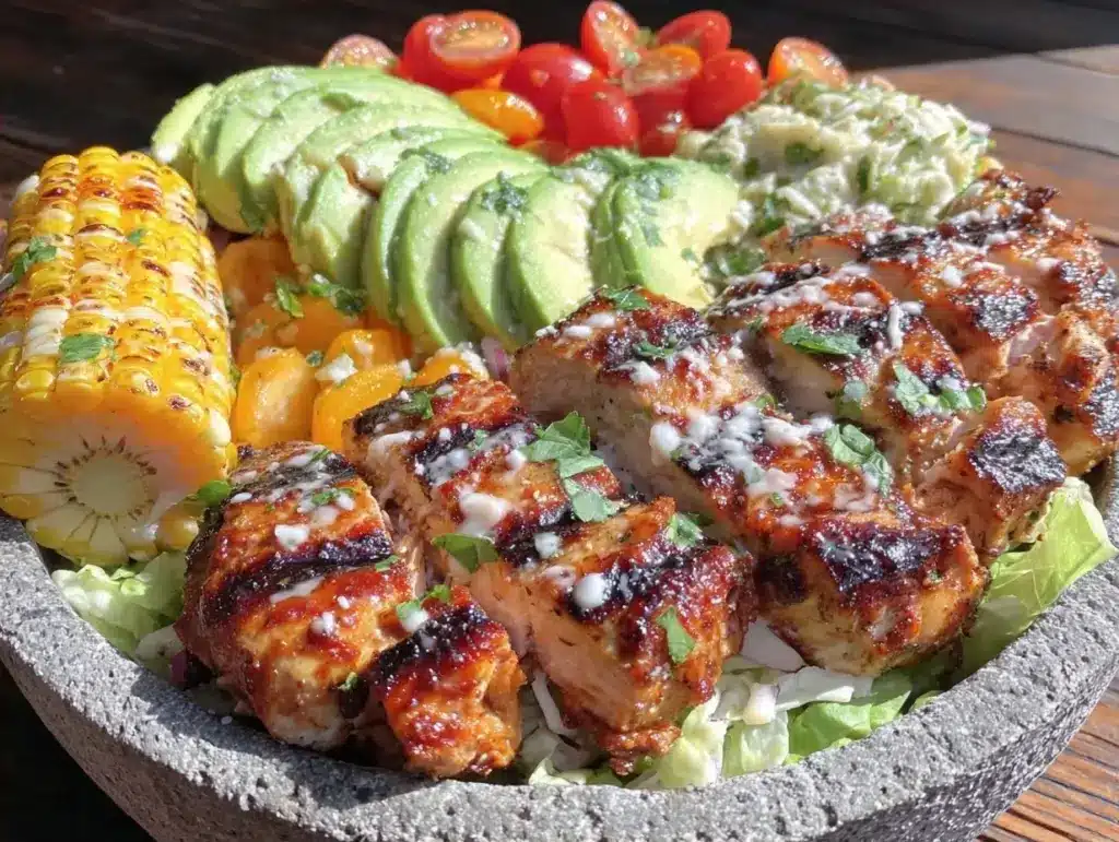 grilled chicken salad - featured image