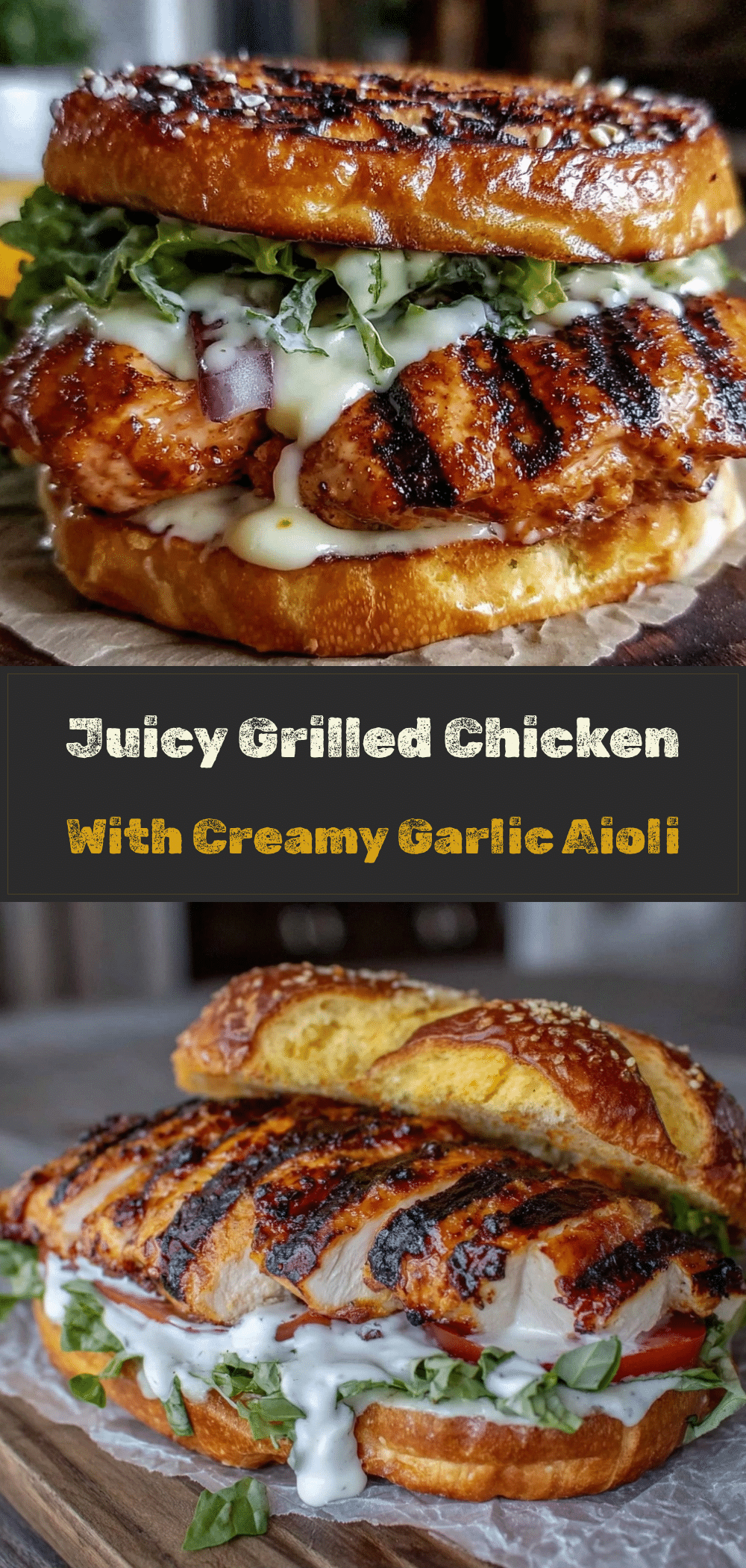 Grilled Chicken Sandwich: Easy, Foolproof Garlic Aioli 5 grilled chicken sandwich recipe