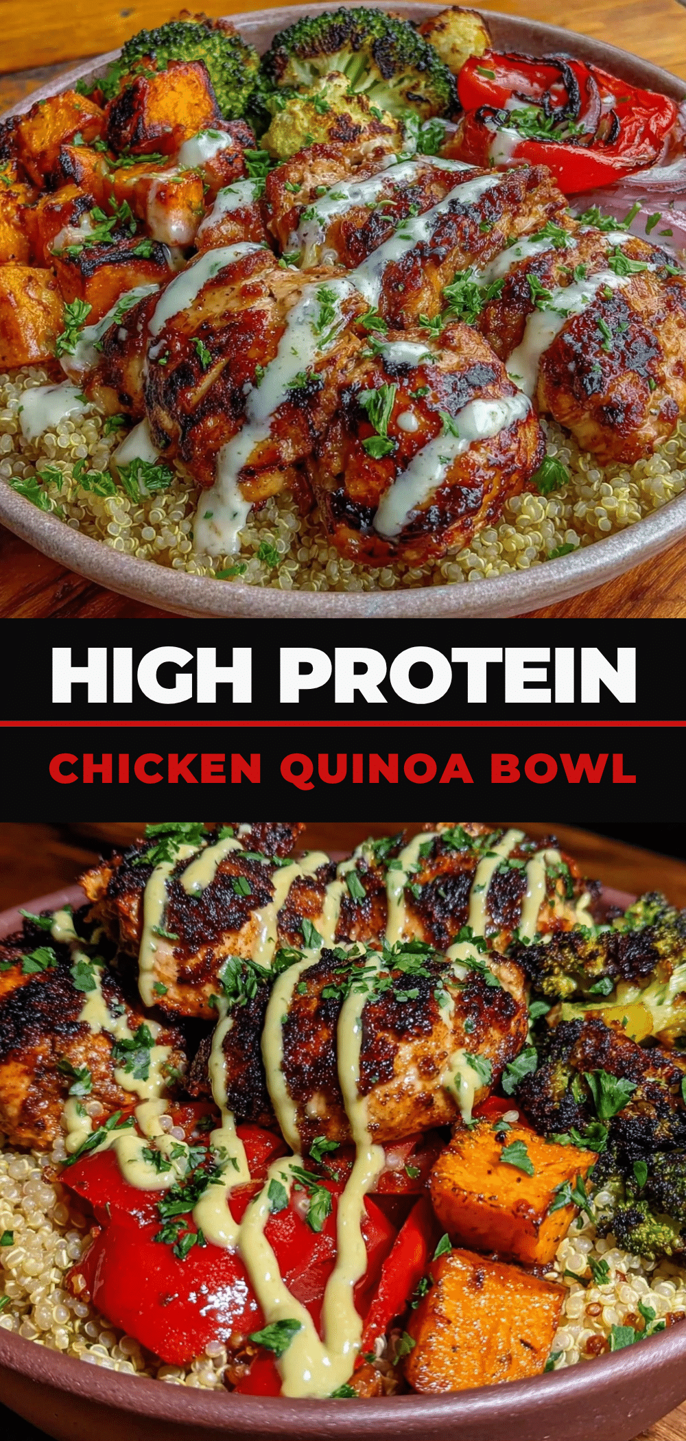High Protein Chicken and Quinoa Bowl: Easy 5-Ingredient Meal 5 high protein chicken and quinoa bowl recipe