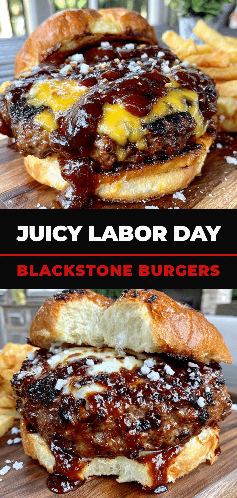 Labor Day Blackstone Grill Burgers with Smoky BBQ Sauce 5 labor day blackstone grill burgers recipe