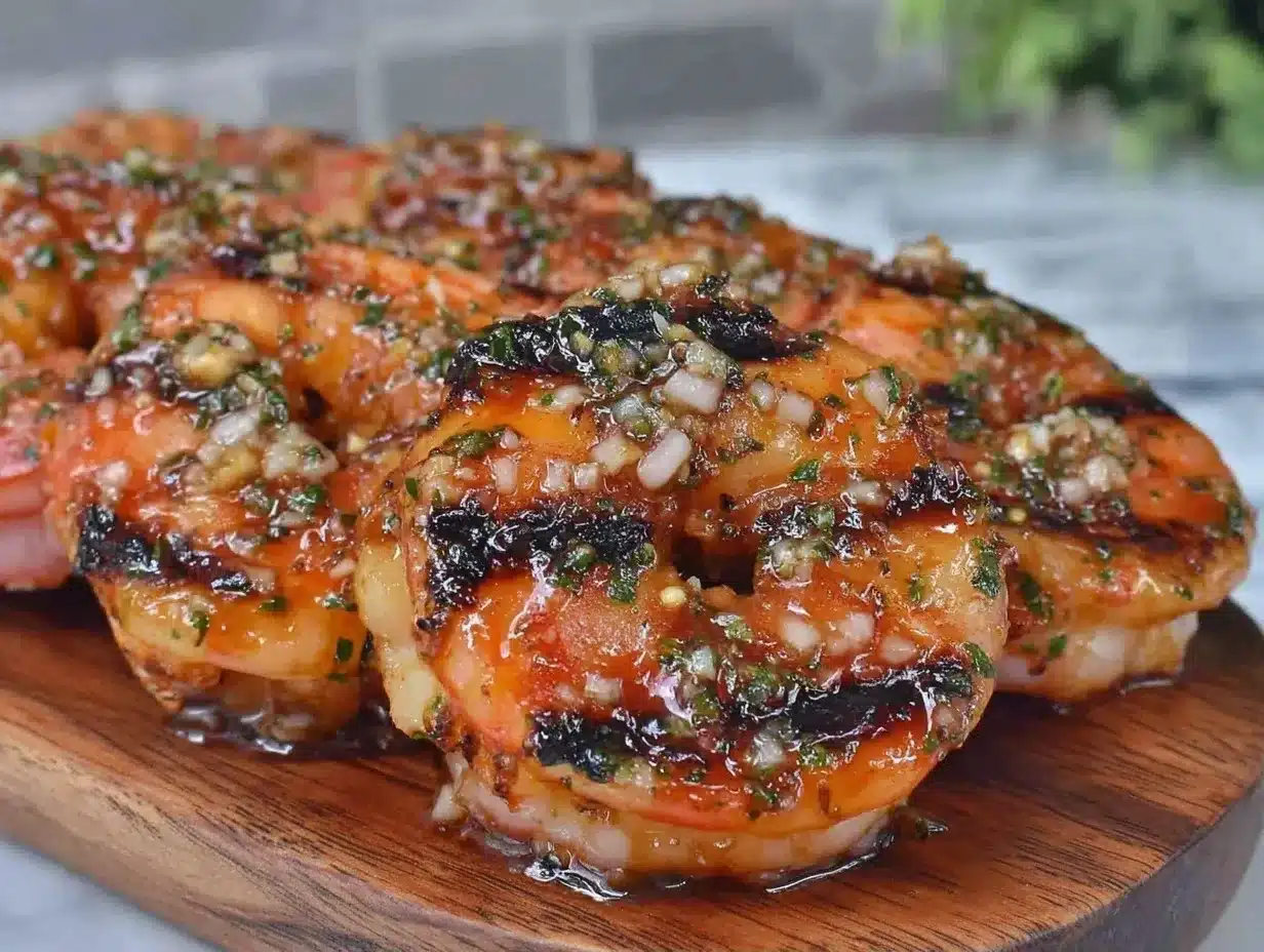 Labor Day Grilled Shrimp Skewers: 5-Ingredient Smoky Garlic Butter 4 Labor Day Grilled Shrimp Skewers preparation steps