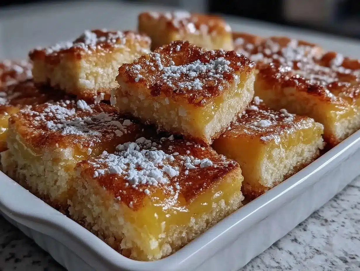 Lemon Bars: Easy, Beginner-Proof Shortbread Dessert 4 lemon bars with buttery shortbread crust preparation steps