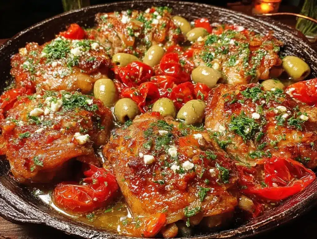 Mediterranean Chicken Skillet - featured image