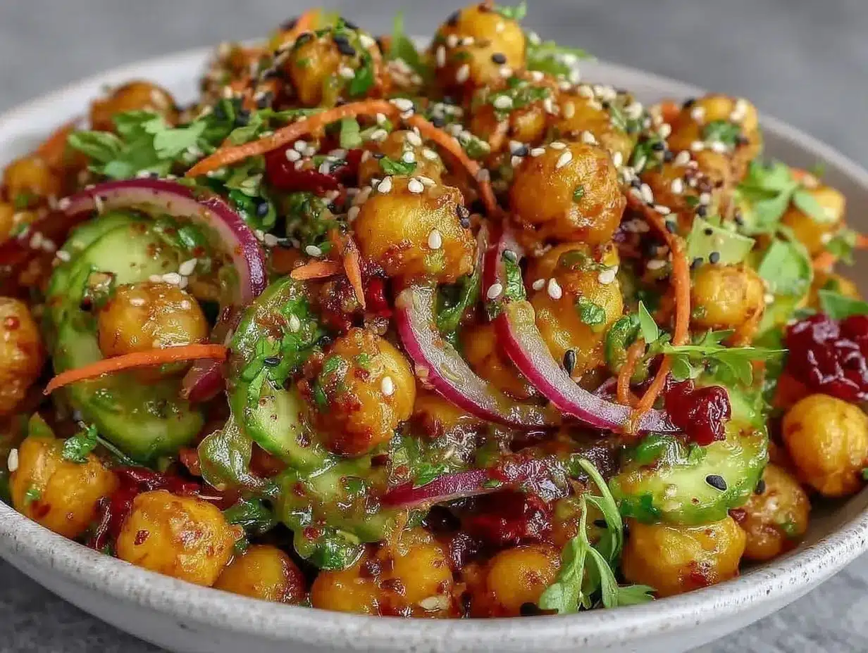 Mediterranean Chickpea Salad: The Easiest Beginner Meal 4 Mediterranean chickpea salad preparation steps