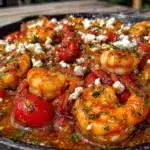 Mediterranean shrimp skillet - featured image