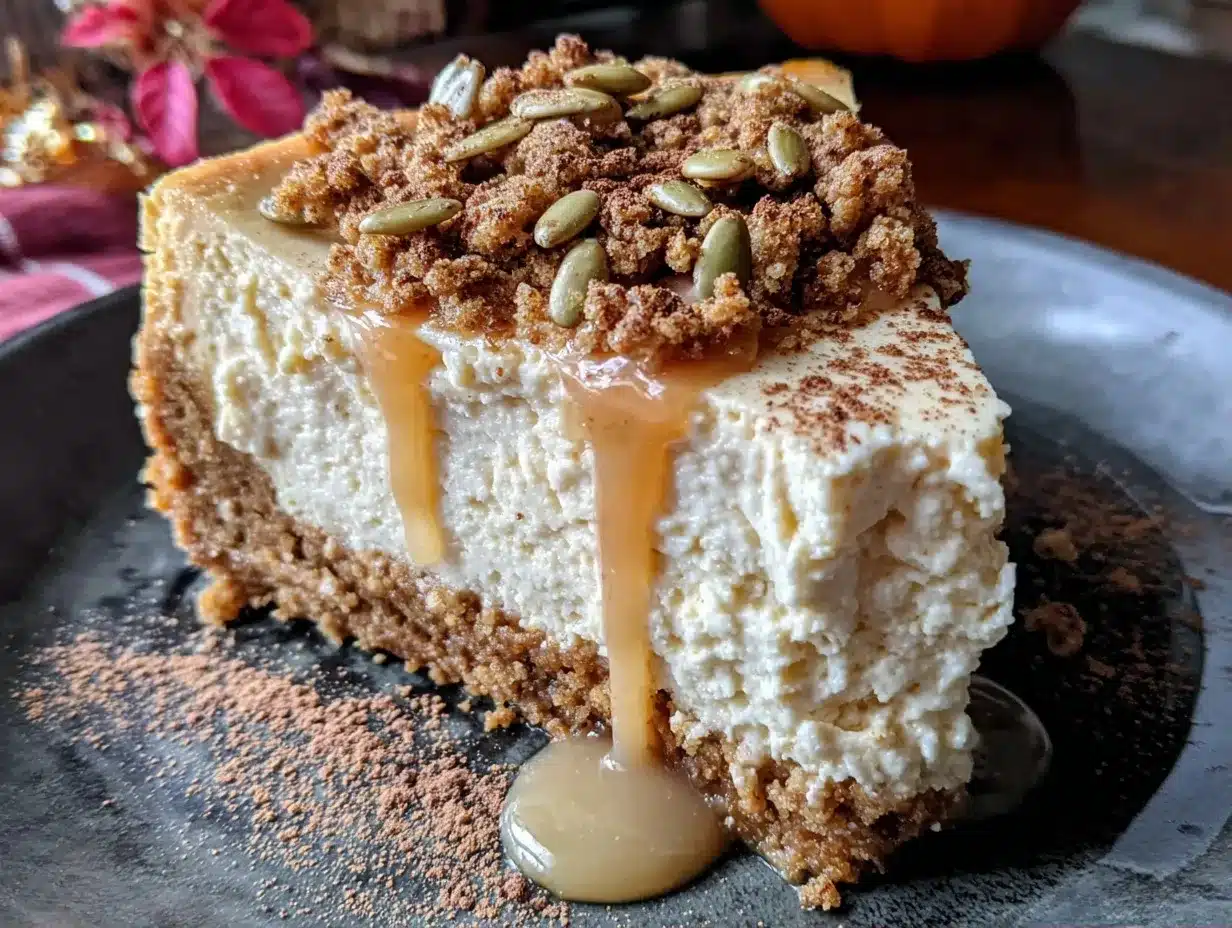 Pumpkin Spice Cheesecake with Cinnamon Graham Crust: Easy, Foolproof, 5 Ingredients 4 pumpkin spice cheesecake preparation steps