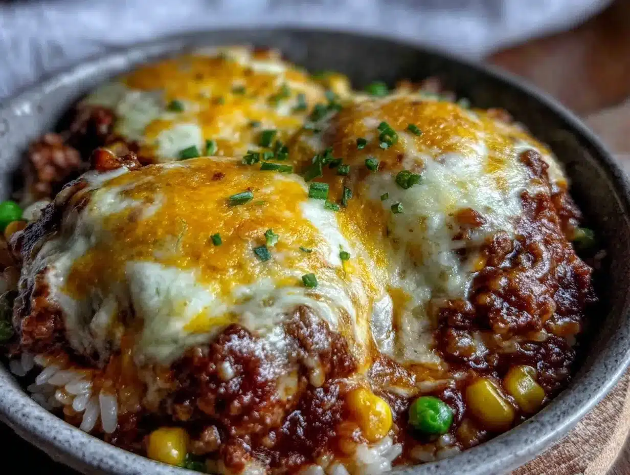 Sheet Pan Ground Beef and Rice Skillet: Easiest One-Pot Recipe 4 sheet pan ground beef and rice skillet preparation steps