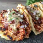 shredded chicken tacos - featured image