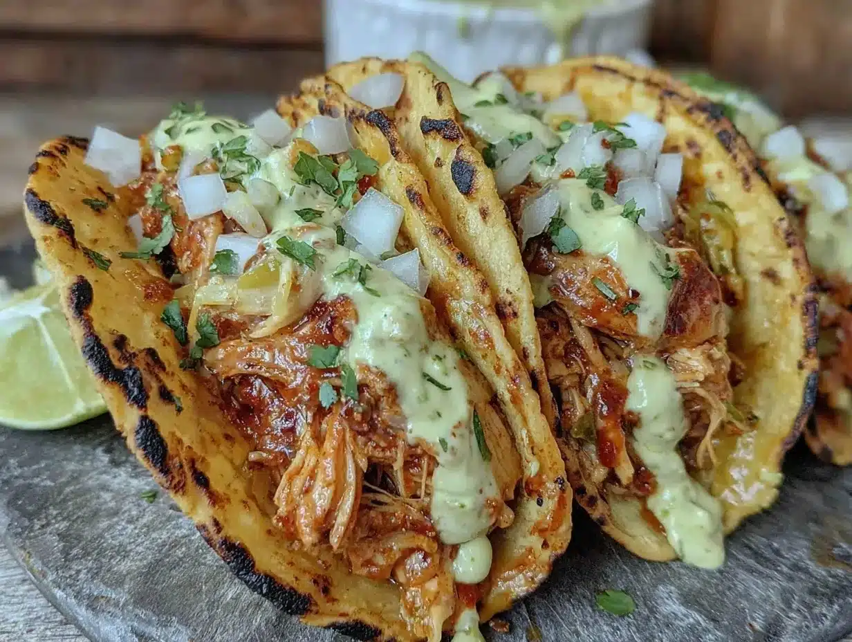 Shredded Chicken Tacos: Best 5-Ingredient Chipotle Lime Recipe 4 shredded chicken tacos preparation steps