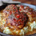 skillet chicken and gravy - featured image