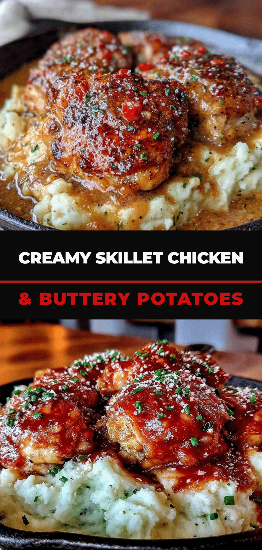 Skillet Chicken and Gravy: 3 Ingredients Beginner Proof 5 skillet chicken and gravy recipe