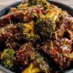 slow cooker beef and broccoli - featured image