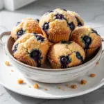bakery-style blueberry muffins - featured image