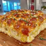 beginner sourdough focaccia - featured image
