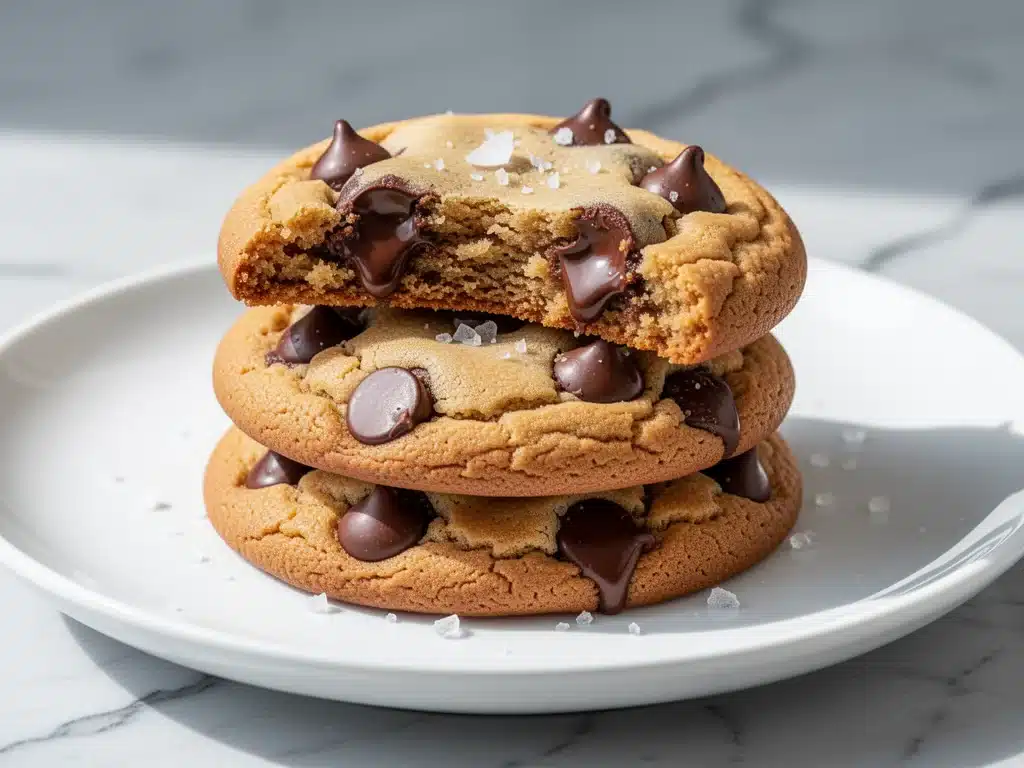brown butter chocolate chip cookies - featured image