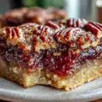 Brown Sugar Bourbon Pecan Pie Bars - featured image
