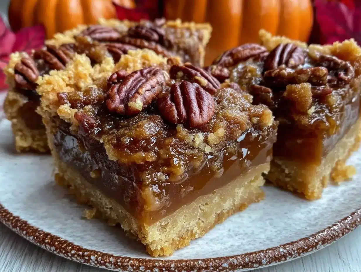 Brown Sugar Bourbon Pecan Pie Bars: 6 Easy Holiday Treats 4 Brown Sugar Bourbon Pecan Pie Bars preparation steps
