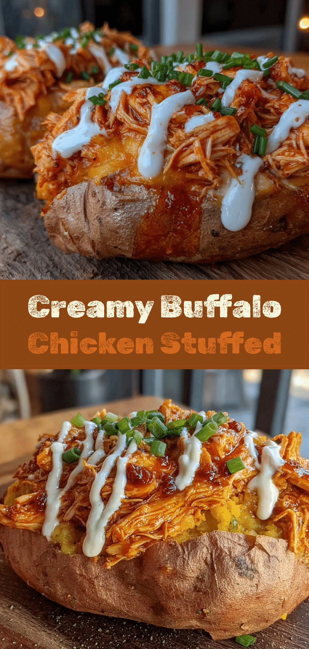 Buffalo Chicken Stuffed Sweet Potatoes: Seasonal Harvest 5 buffalo chicken stuffed sweet potatoes recipe