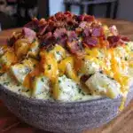 cheeseburger potato soup - featured image