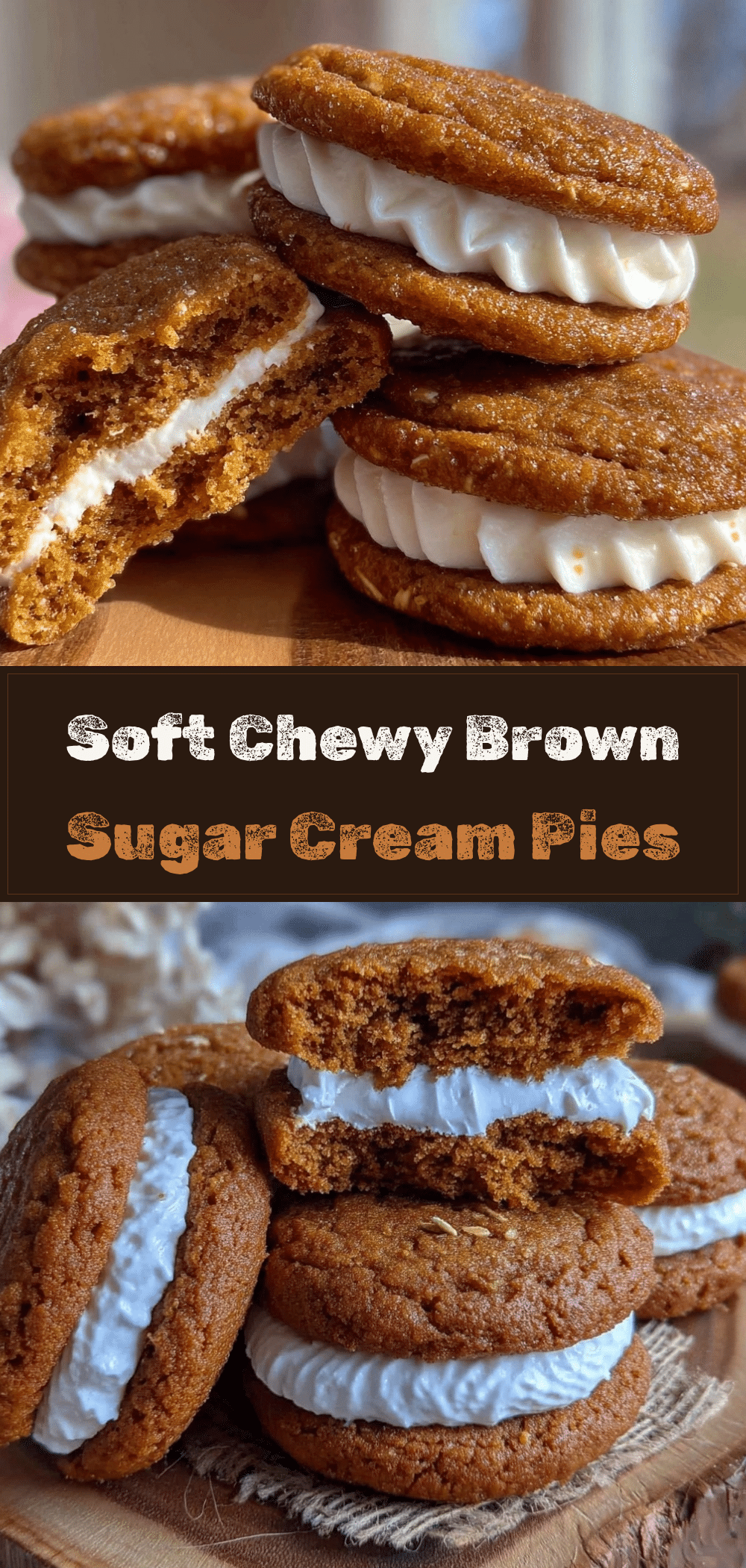 Chewy Brown Sugar Oatmeal Cream Pies: 1 Trick for Perfect Filling 5 chewy brown sugar oatmeal cream pies recipe