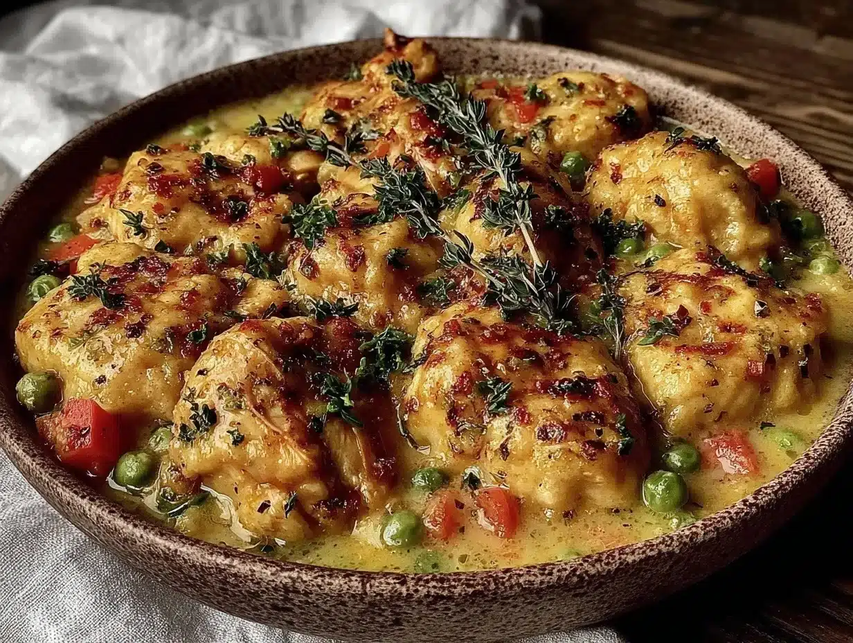 Cozy Fall Chicken and Dumplings: 4 Meals, 1 Pot 4 chicken and dumplings preparation steps