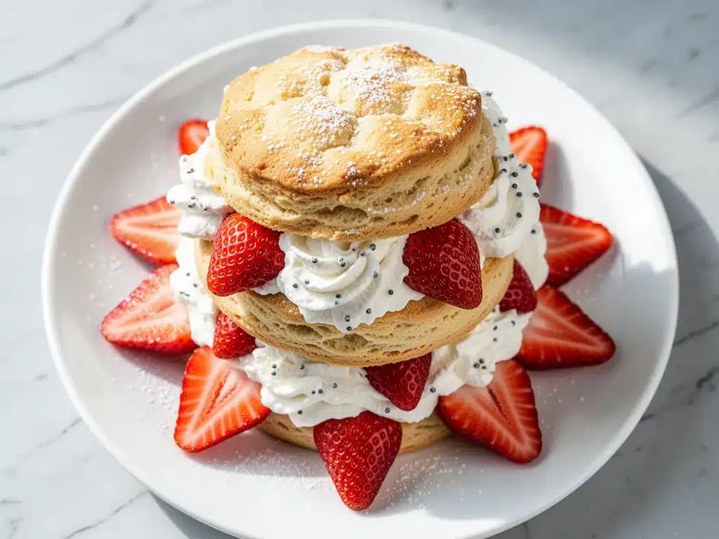 Classic Strawberry Shortcake: Easy 3-Step Brunch Recipe 4 Classic Strawberry Shortcake preparation steps
