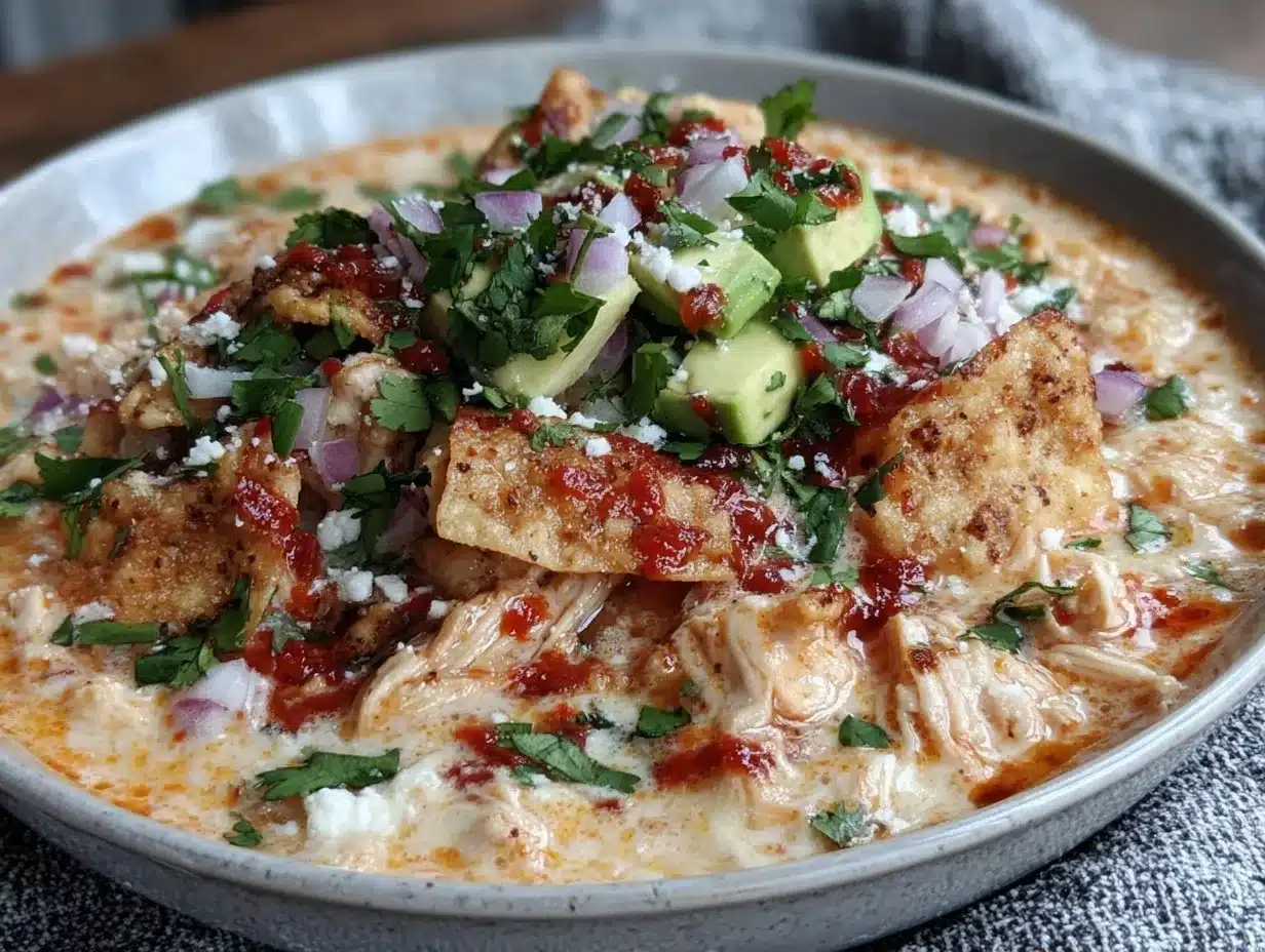 Creamy Chicken Tortilla Soup: 1 Pot Fuel 4 creamy chicken tortilla soup preparation steps