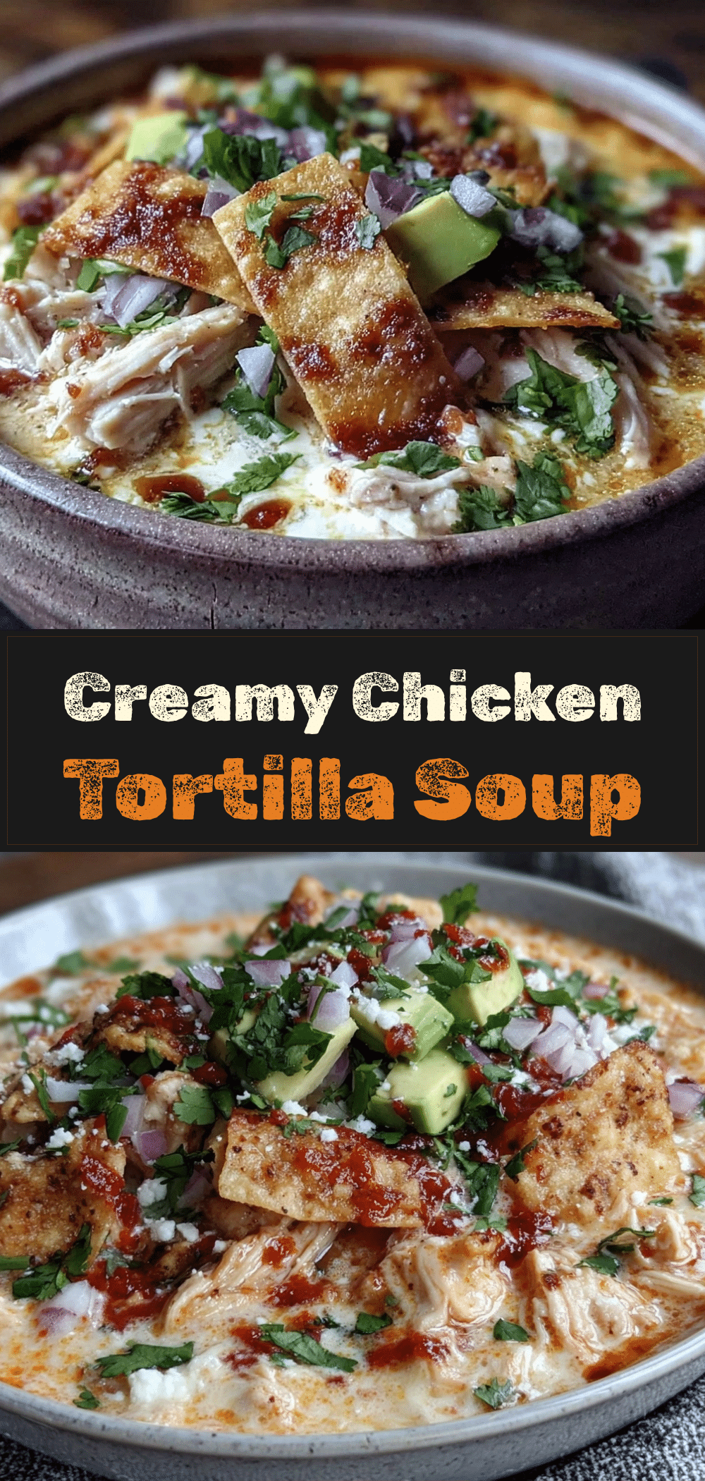 Creamy Chicken Tortilla Soup: 1 Pot Fuel 5 creamy chicken tortilla soup recipe