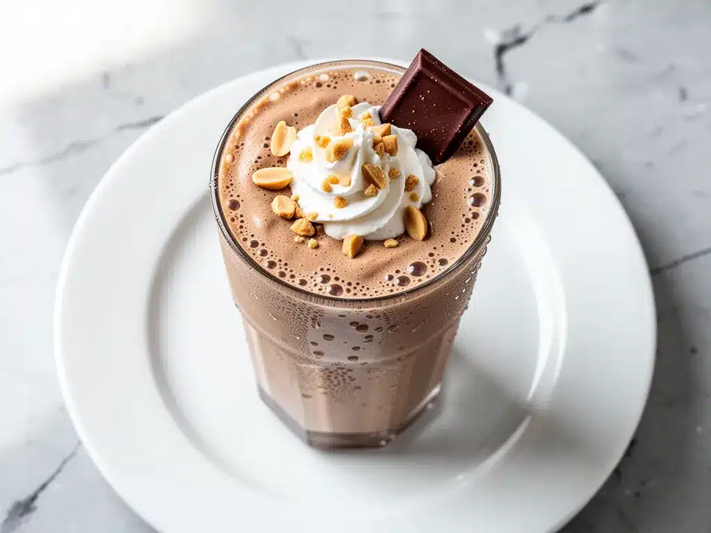 Creamy Peanut Butter Chocolate Protein Shake: 5-Min Breakfast 4 creamy peanut butter chocolate protein shake preparation steps