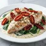 Crockpot Creamy Tuscan Chicken - featured image