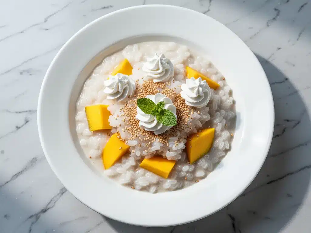Dairy-Free Coconut Mango Sticky Rice Pudding: Easy Recipe 4 dairy-free coconut mango sticky rice pudding preparation steps