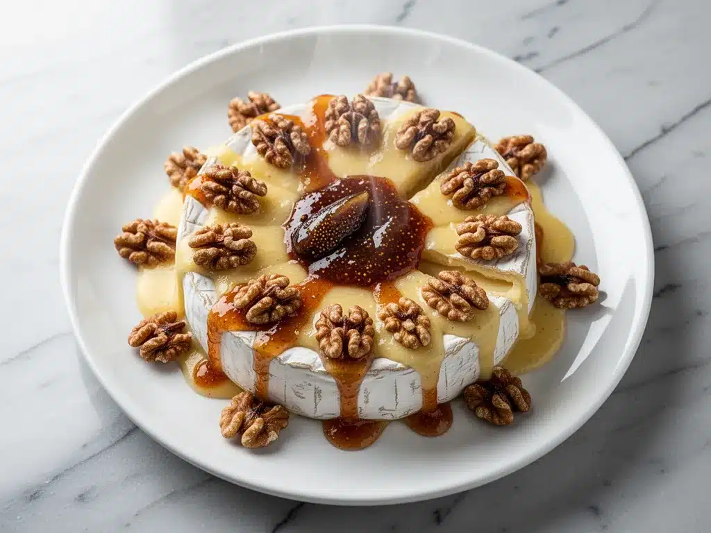 Fall Baked Brie with Fig Jam: Easy, Perfect Appetizer 4 fall baked brie with fig jam preparation steps