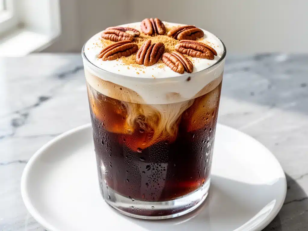 fall brown sugar pecan cold brew - featured image