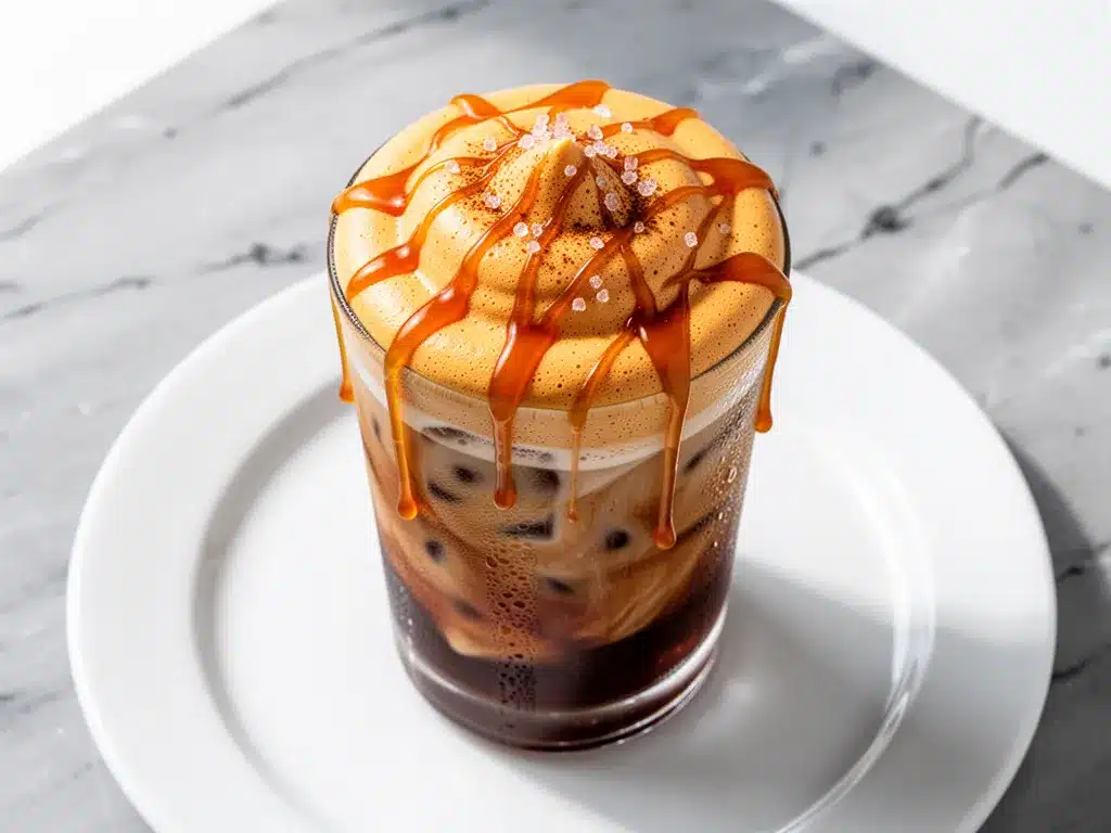 Fall Caramel Pumpkin Cream Cold Foam: Easy 5-Minute Coffee 4 fall caramel pumpkin cream cold foam preparation steps