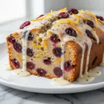 Fall Cranberry Orange Loaf Cake - featured image