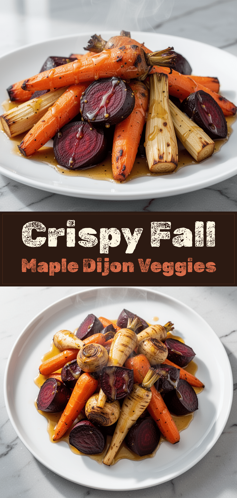 Fall Maple Dijon Roasted Root Vegetables: 5-Step Dinner 5 Fall Maple Dijon Roasted Root Vegetables recipe