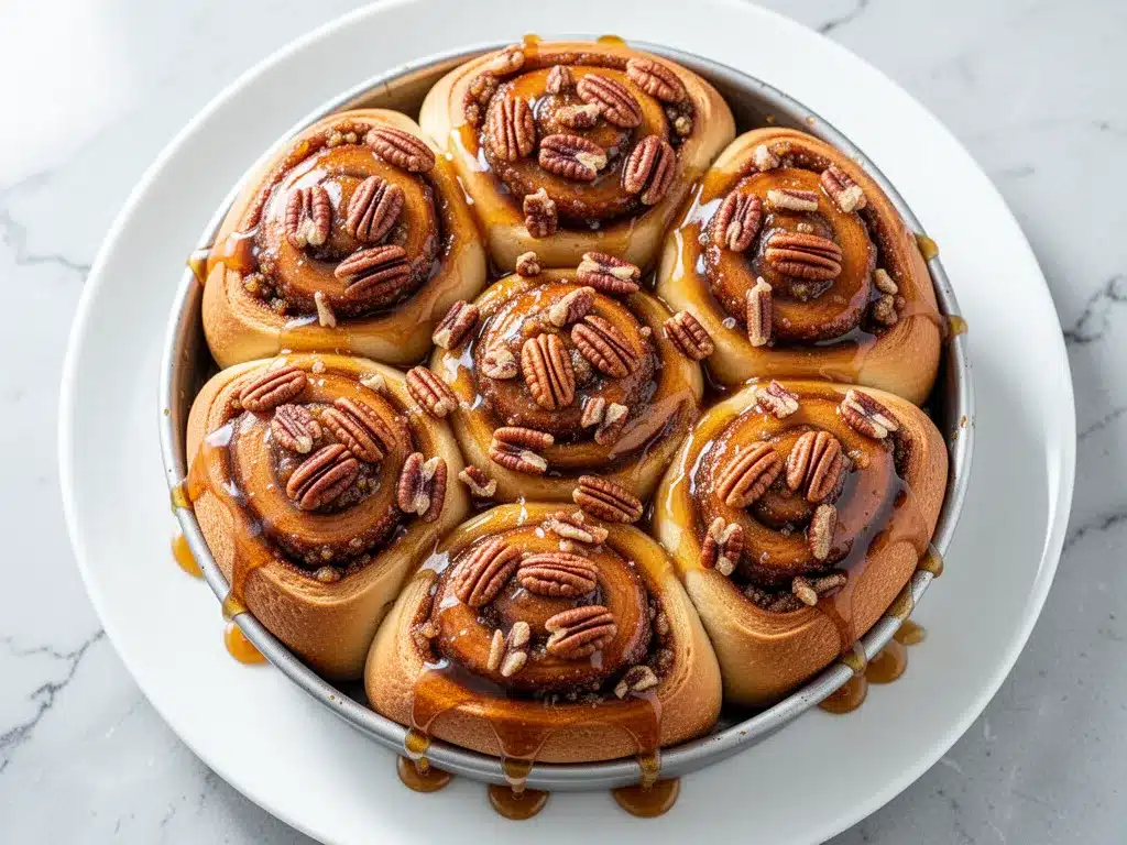 Fall Maple Pecan Sticky Buns: 5 Easy Cozy Weekend Recipe 4 fall maple pecan sticky buns preparation steps