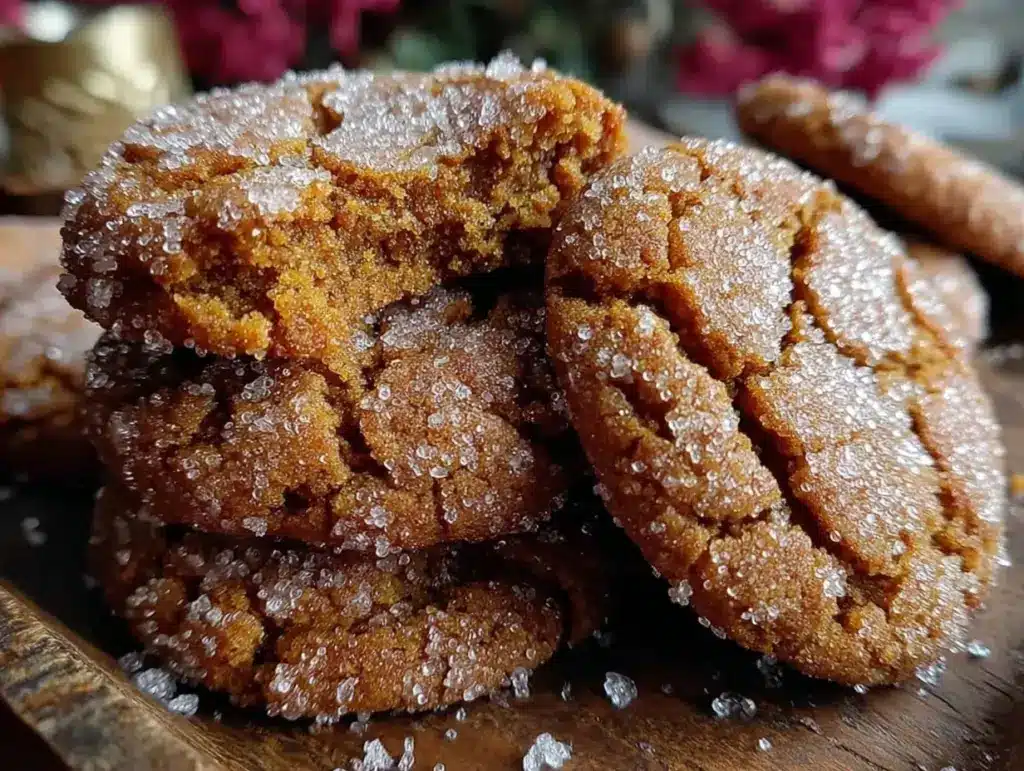 fall molasses ginger cookies - featured image