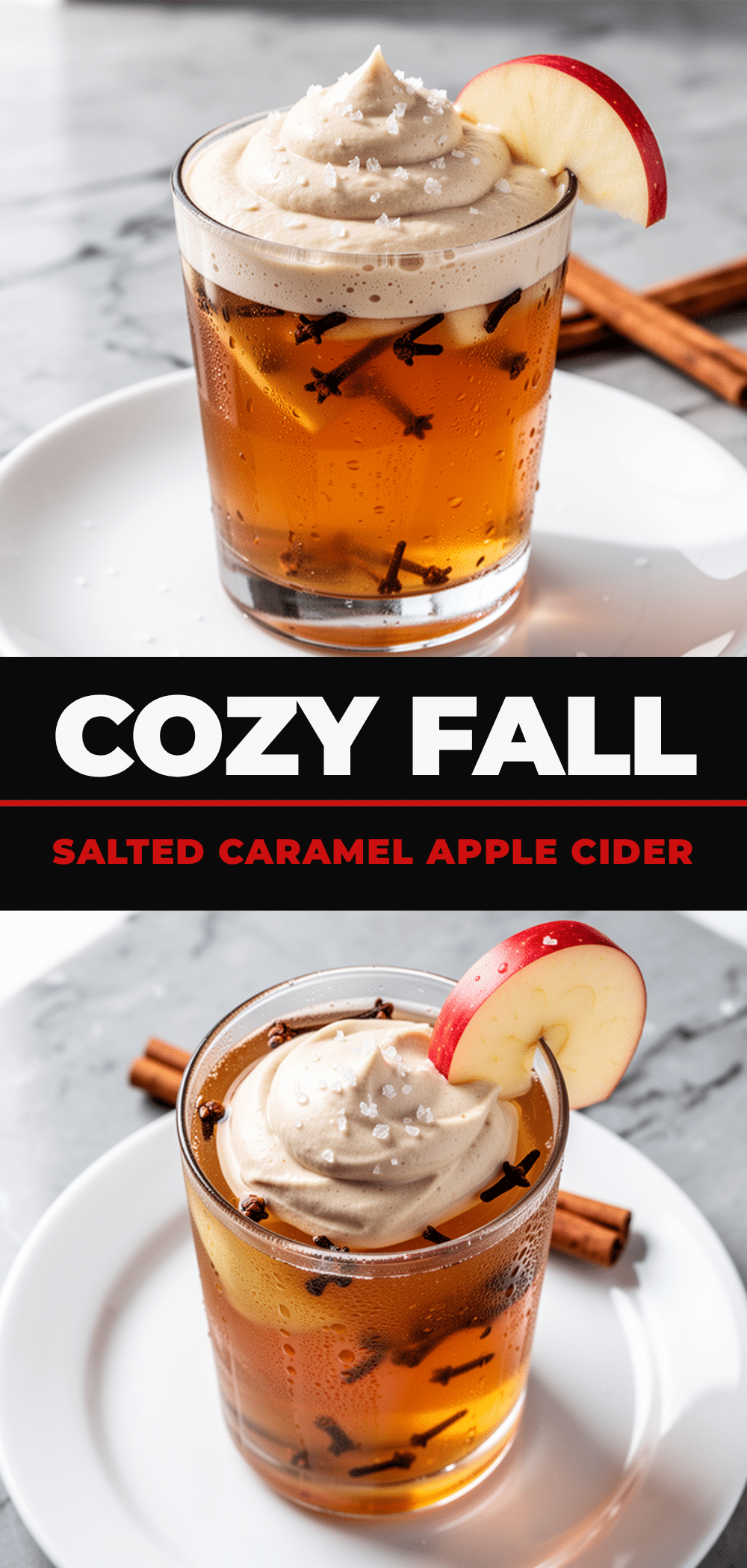 Fall Salted Caramel Apple Cider with Bourbon Cream Float 5 fall salted caramel apple cider with bourbon cream float recipe