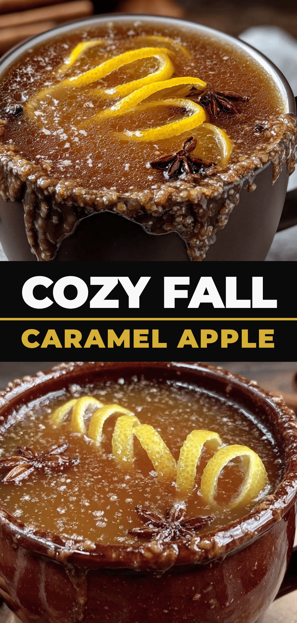 Fall Slow Cooker Spiced Caramel Apple Cider: 5 Ingredients 5 fall slow cooker spiced caramel apple cider recipe