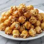 Football Tailgate Salted Caramel Popcorn Clusters - featured image